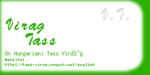 virag tass business card